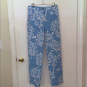 J. McLaughlin patterned Capri pant